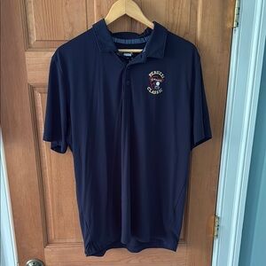 Puma Size Large Men's Navy Polo Shirt